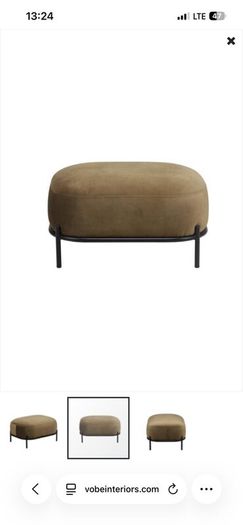 Arm chair with foot stool