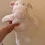 Mumbles White Pink Hippo Plush Soft Only approx. 25 cm. (without legs) MM606 Please see photos Image 5