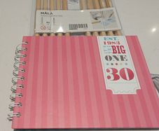 notebook and pens