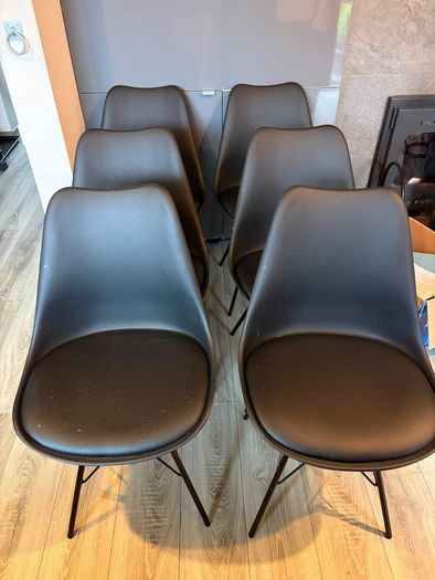 Set of 6 dining table table chairs