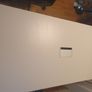 Haworth flip top Planes office table white 160 x 80 cm with cable management RRP  new 500e+ Image 9