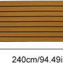 Anti Slip EVA Foam Faux Teak Decking Sheet,Stretchable Boat Teak Decking,DIY Self Adhesive Floor Pad for Fish Boat Yacht RV Flooring Decking, 240 x 45cm Image 2