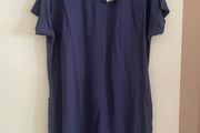 Blue short sleeve dress