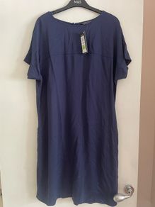 Blue short sleeve dress