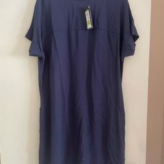 Blue short sleeve dress
