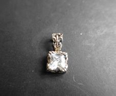 Vintage Silpada Sterling 925 silver Cubic Zirconia Pendant