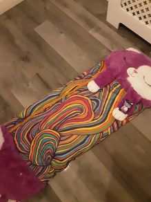girls happy nappers sleep bag new