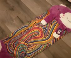 girls happy nappers sleep bag new