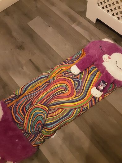 girls happy nappers sleep bag new