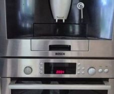 Bosch integrated coffee machine