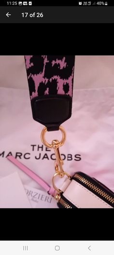 Marc Jacobs Snapshot Saffiano Leather Camera Bag - Pink - BNWT RRP 395