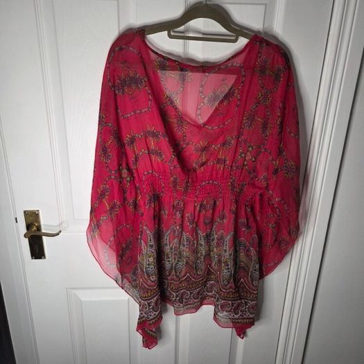 Chiffon blouse, tunic size 10