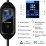 EV Charger smart app control ,Type 2 to 3 Pin Commando Plug, 8/10/13/16/32A Adjustable Current, 6Meter, IP65 EV Charger, 7.2kW EV Charger Type 2, 1-12 Hours Delay Timer Image 5