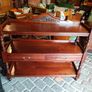 Antique mahogany dumbwaiter Image 7