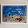 48cm Framed Original Seascape Coastal Art painting  Abstract Painting Original artwork Image 9