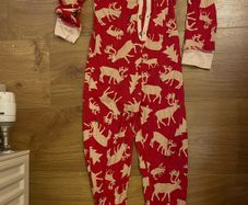 Christmas reindeer onesie all in one pyjamas