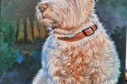 Westi West Highland terrier - original oil painting