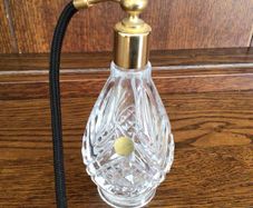 French cut crystal perfume atomiser