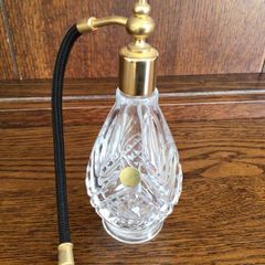 French cut crystal perfume atomiser