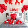 30 pcs 18 Inch Foil Heart Balloons, Helium Balloons, Heart Shape Foil Balloons, for Valentines Day, Wedding, Bridal Shower, Anniversary Party Decorations (FREE POSTAGE) Image 3