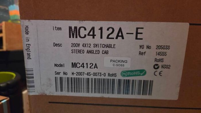Marshall MC412A 200w 4 x12