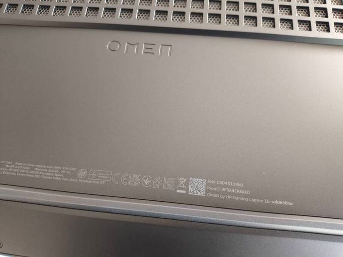 Brand New Gaming Laptop Hp Omen Intel i5 13420H 8/12 RTX4050 6GB 120W GDDR7 16GB DDR5 5600mhz 512GB NVMe PCIE 4.0 16.1" 1080p 144hz Ips 250nits Win11 RGB