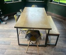 dining table and chairs
