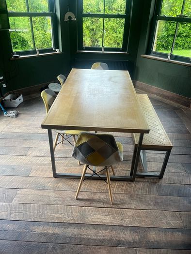 dining table and chairs