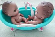 Toy Baby with Bathtub