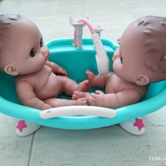 Toy Baby with Bathtub