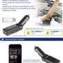 FM Transmitters Bluetooth Car Kit FM Transmitter Handsfree Aux Mp3 Player Modulator with LED Display Portable Dual USB Charger Image 3