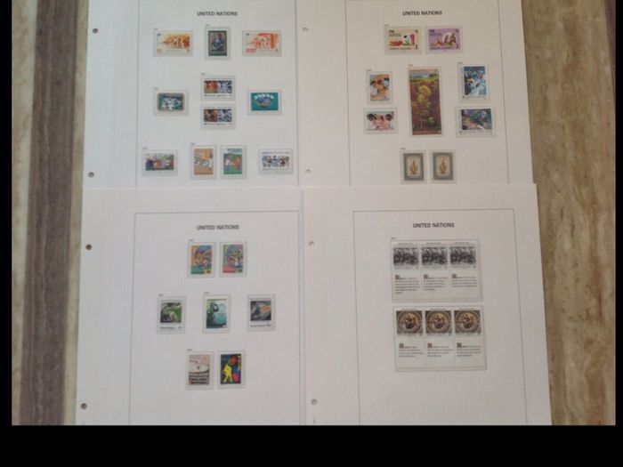 Stamp collection United Nations Vienna
