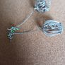 Birds in a cage earrings Image 3