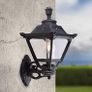 Wall Lantern Lights in White or Black Outdoor Lights Image 2