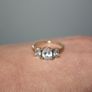 Stunning Radiant Round  Ring 9c Solid Real Gold 375 -  2,9g Image 4