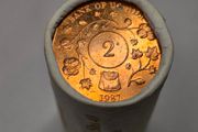 Ugandan 2 Shillings Bank Roll 1987