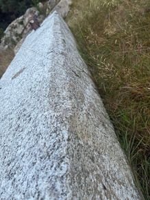 Granite gate pillars