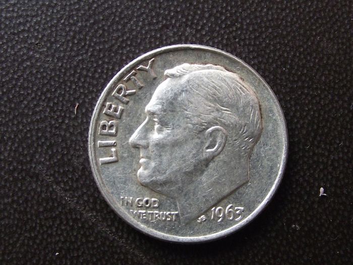 1963 United States. Silver Roosevelt Dime Nice Condition