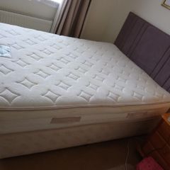 big solid bed and 140X190