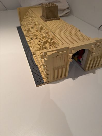 lego mountain train tunnel