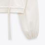 Neoprene-effect Sweatshirt Zara Image 2