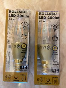 LED Light Bulbs x 2