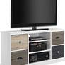 Mercer Tv Console Multicolour Doors 50" White - 1739096uk Image 2