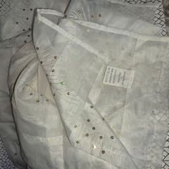Net curtain left over, craft item