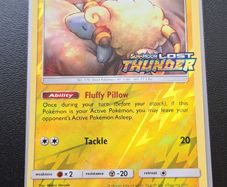 Pokemon Mareep 75 of 214 Lost Thunder Stamped Toys R Us Promo Reverse Holo