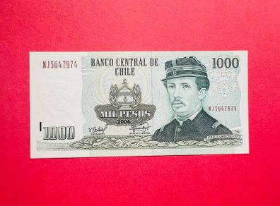 CHILE   1000  PESOS   2006. Pick 154. Uncirculated )