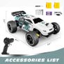 RC Car Remote Control Car for Kids, 1:18 High Speed 20 KM/H 2WD RC Buggy, 2.4GHz Off Road Racing Car with Two Rechargeable Batteries, Gift for Boys and Girls (White) Image 3
