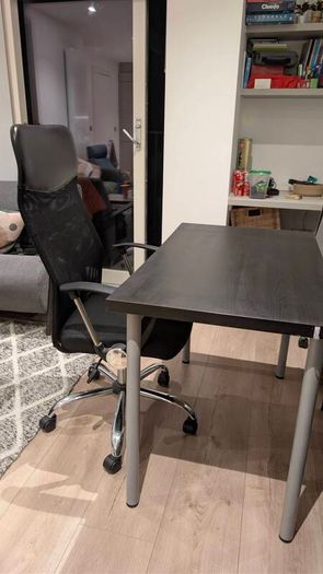 Office chair Ergonomic and Desk (100 by 60)