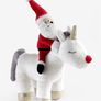 Christmas Unicorn with Santa soft toy from Next Image 2