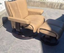 Ekornes Stressless Armchair and Footstool